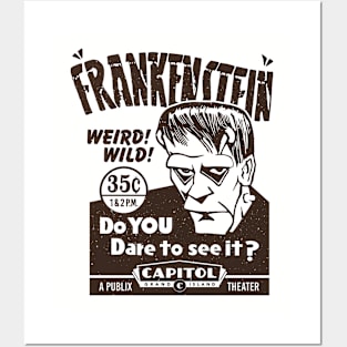 FRANKENSTEIN DISPLAY Posters and Art